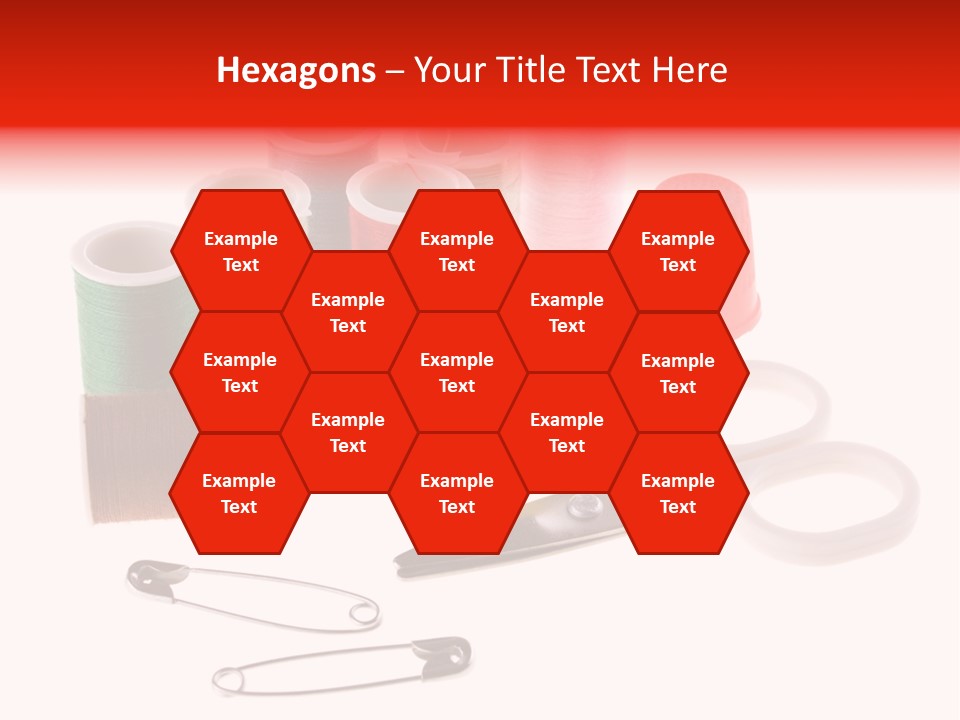 White Reed Handwork PowerPoint Template