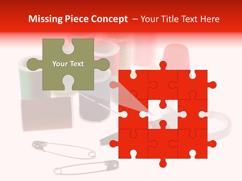 White Reed Handwork PowerPoint Template