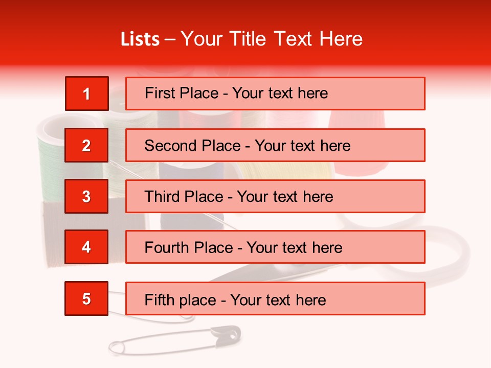 White Reed Handwork PowerPoint Template