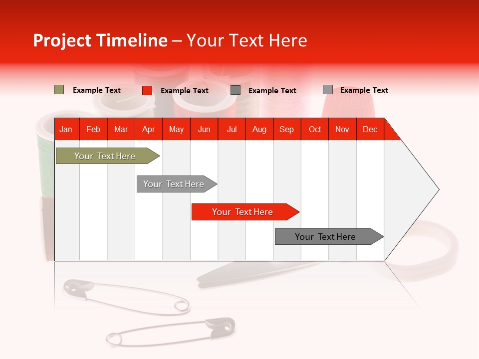 White Reed Handwork PowerPoint Template