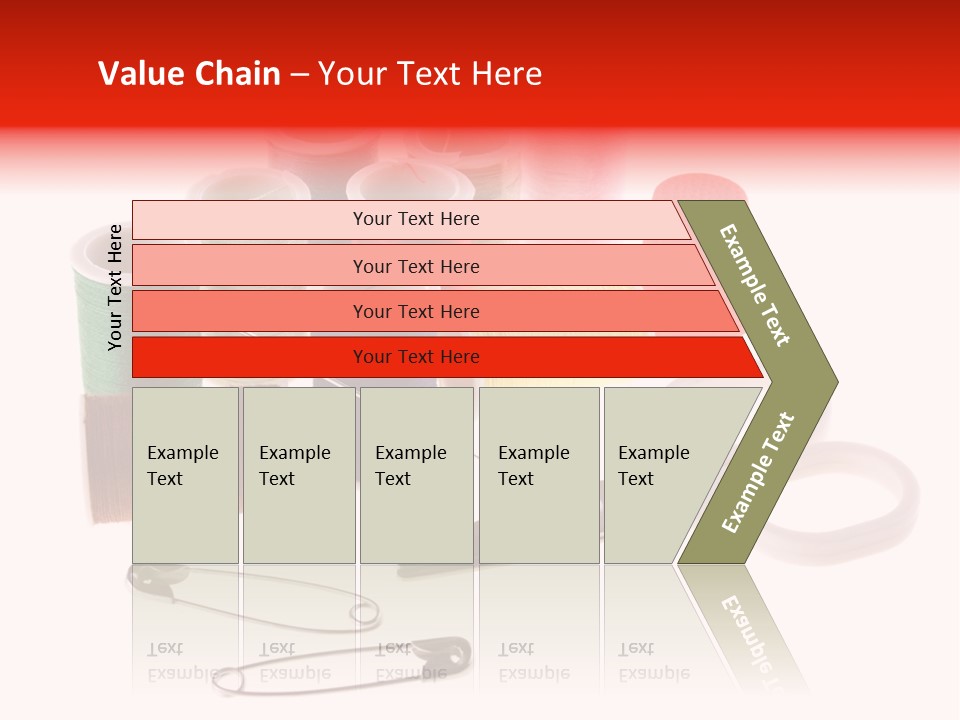 White Reed Handwork PowerPoint Template