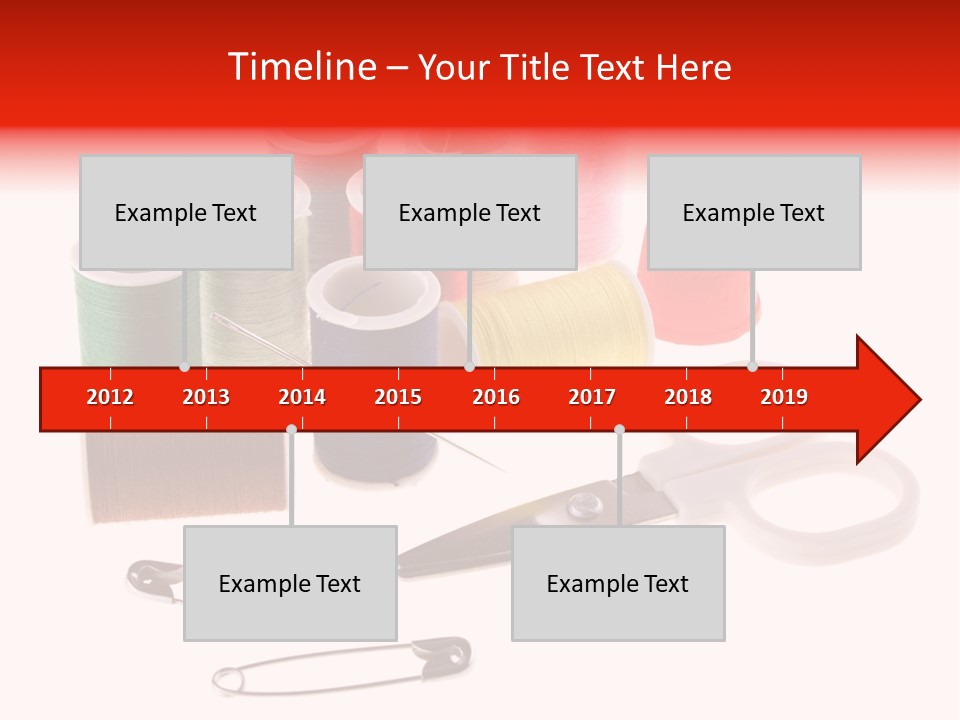 White Reed Handwork PowerPoint Template