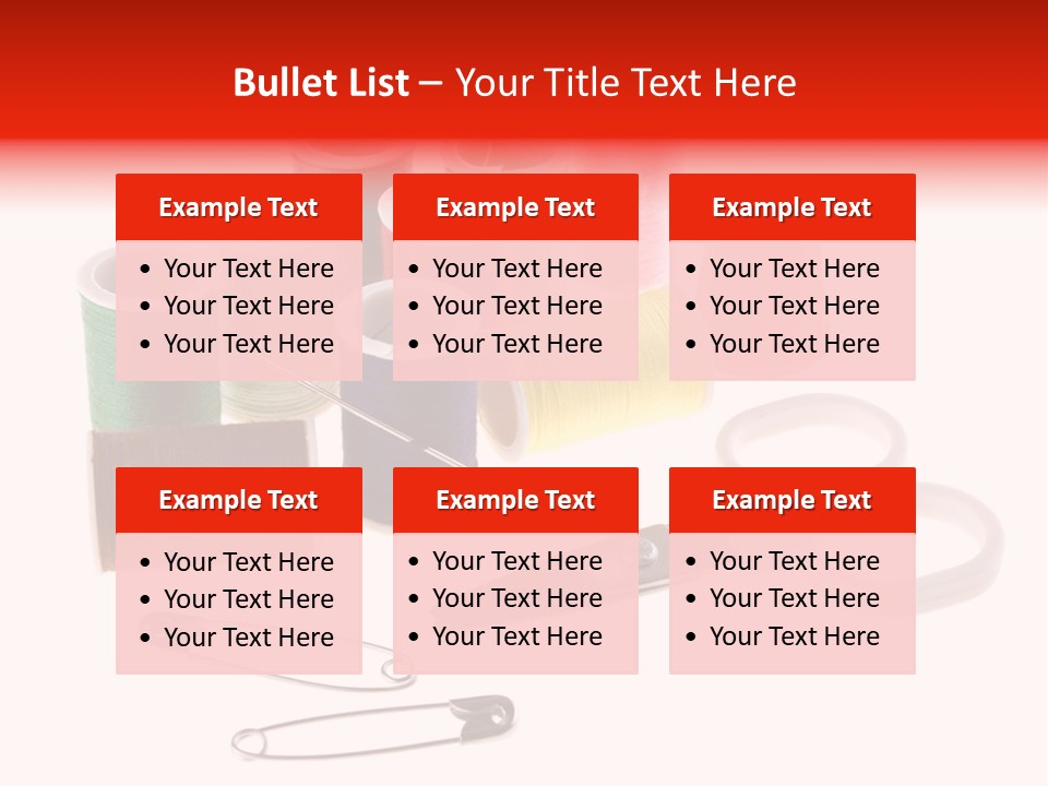 White Reed Handwork PowerPoint Template