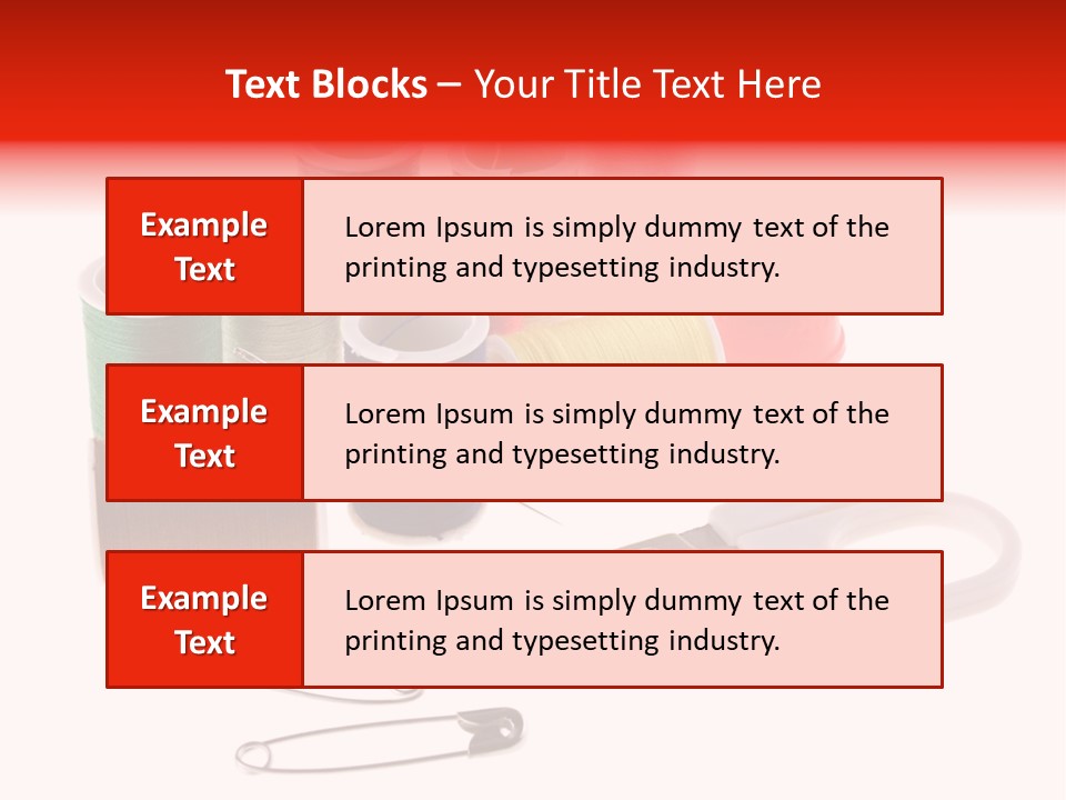 White Reed Handwork PowerPoint Template