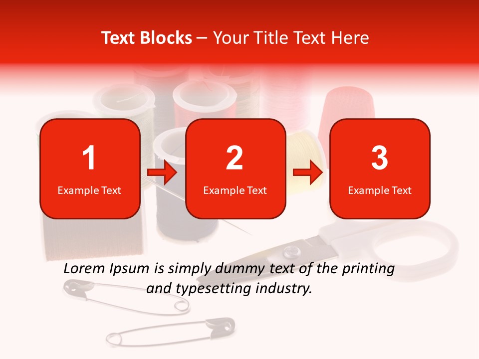 White Reed Handwork PowerPoint Template