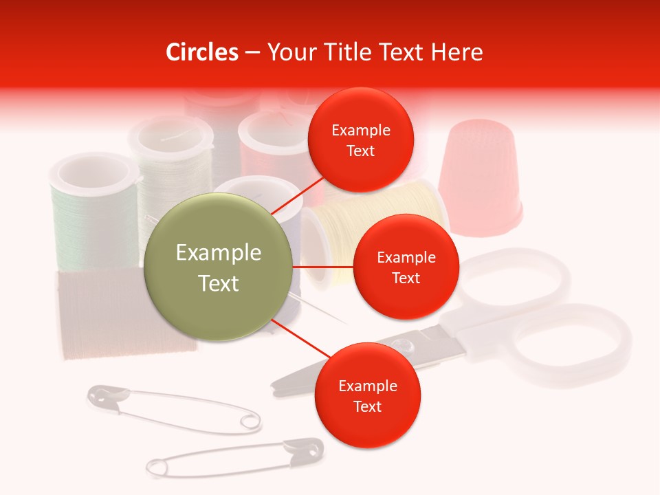 White Reed Handwork PowerPoint Template