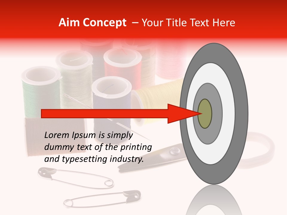 White Reed Handwork PowerPoint Template