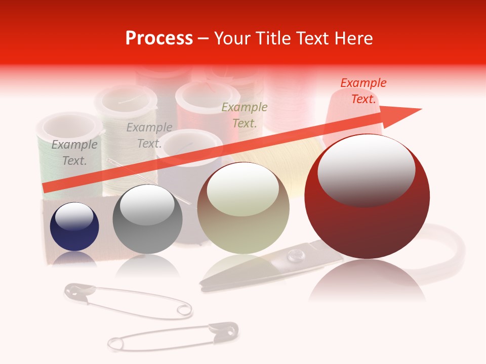 White Reed Handwork PowerPoint Template