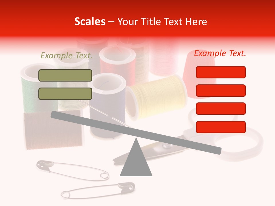 White Reed Handwork PowerPoint Template