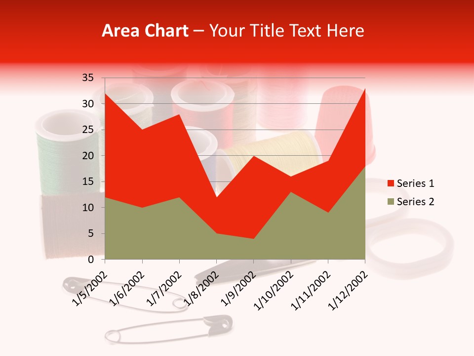 White Reed Handwork PowerPoint Template