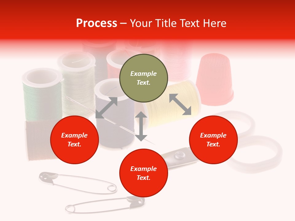 White Reed Handwork PowerPoint Template