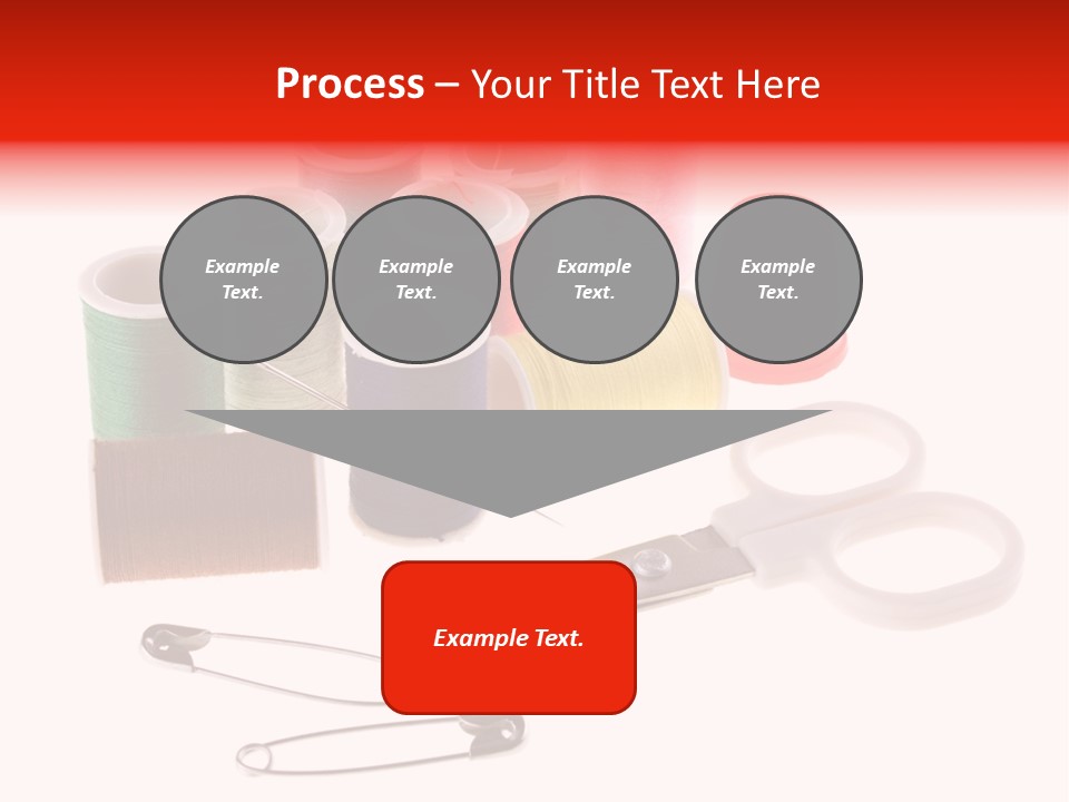 White Reed Handwork PowerPoint Template