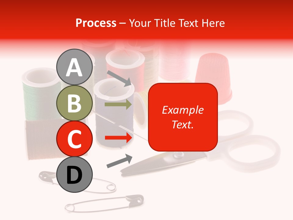 White Reed Handwork PowerPoint Template