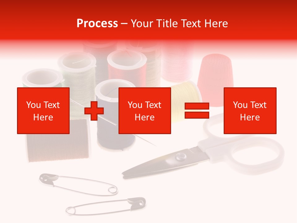 White Reed Handwork PowerPoint Template