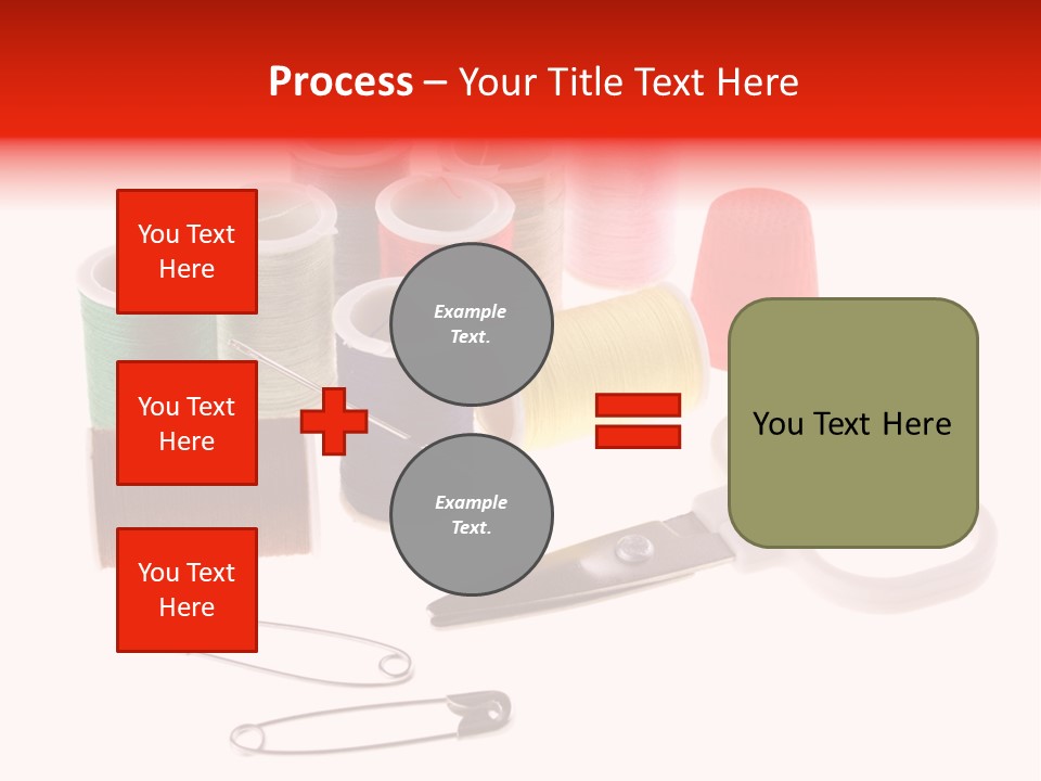 White Reed Handwork PowerPoint Template
