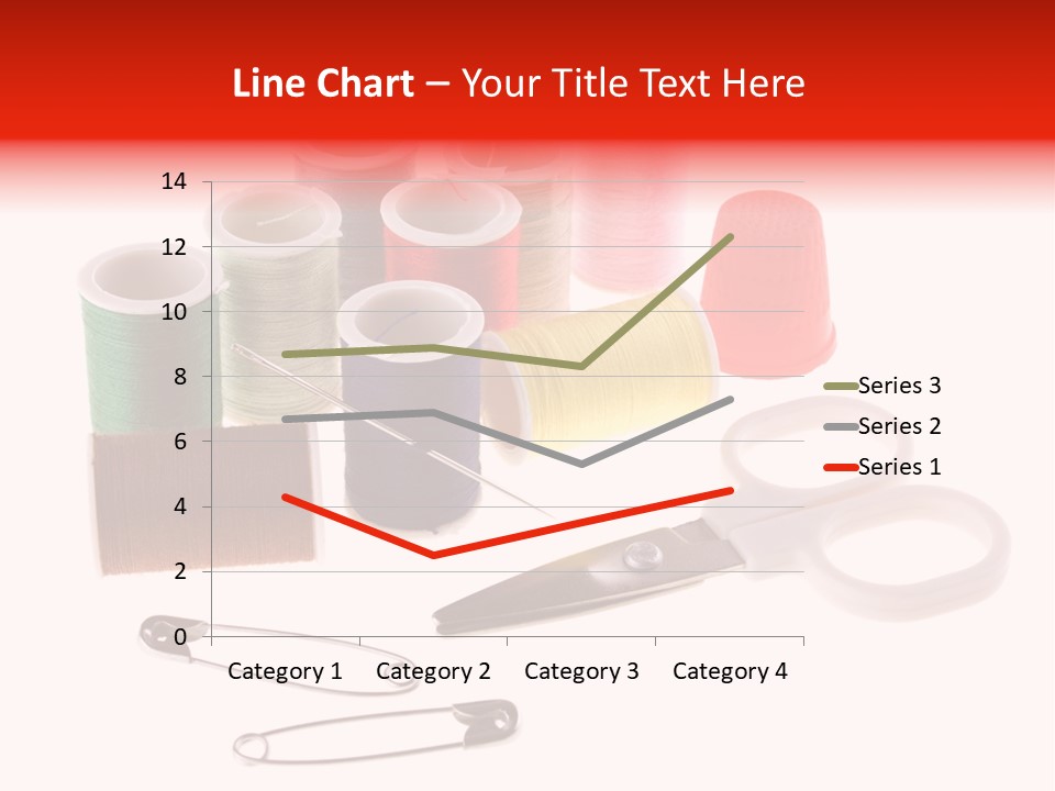 White Reed Handwork PowerPoint Template