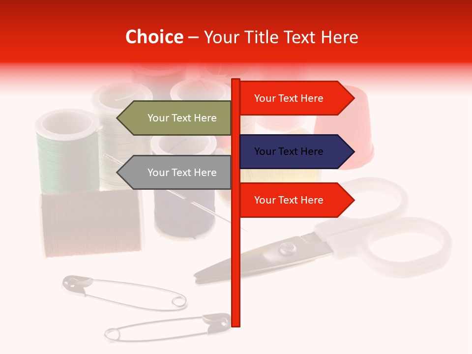 White Reed Handwork PowerPoint Template