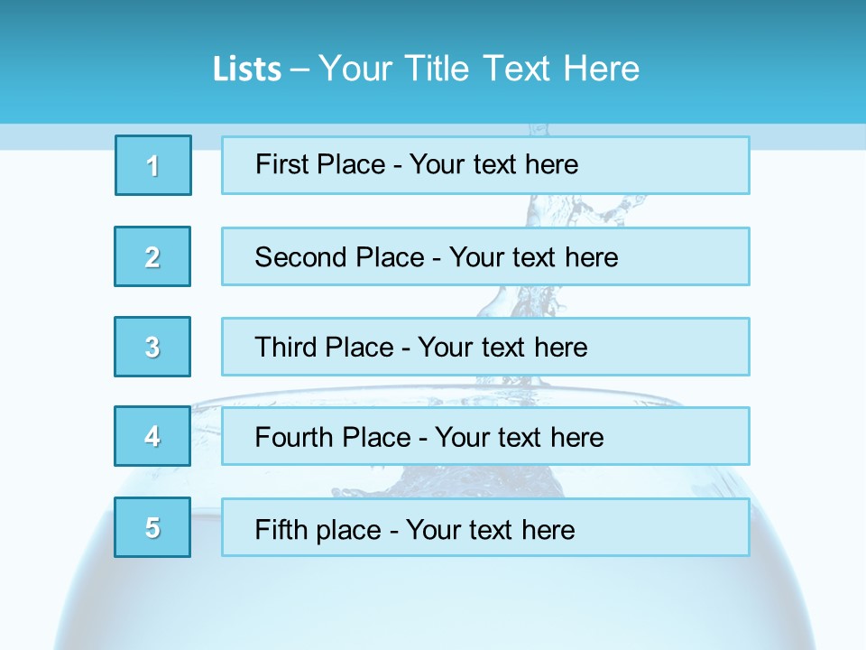 Concept Splash Swim PowerPoint Template