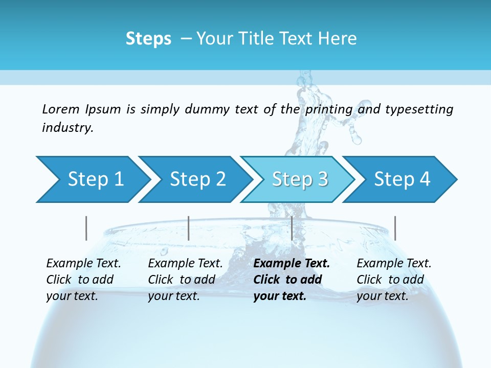 Concept Splash Swim PowerPoint Template