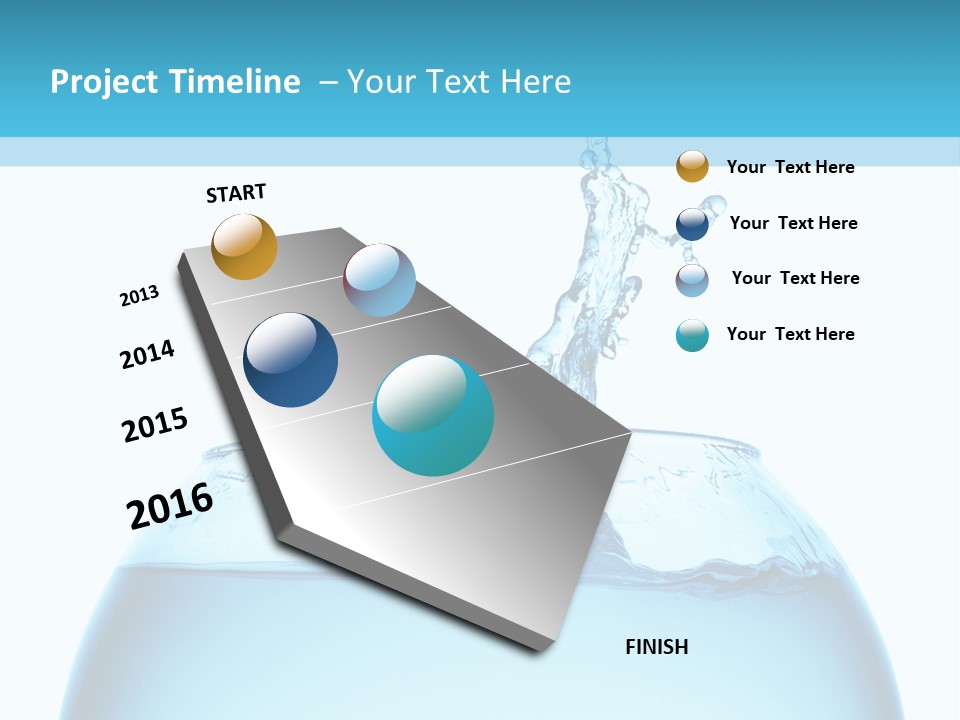 Concept Splash Swim PowerPoint Template