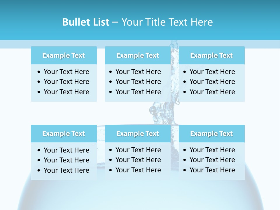 Concept Splash Swim PowerPoint Template