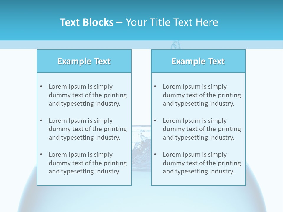 Concept Splash Swim PowerPoint Template