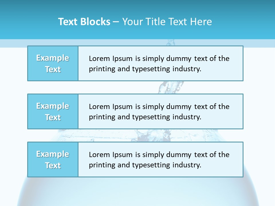 Concept Splash Swim PowerPoint Template
