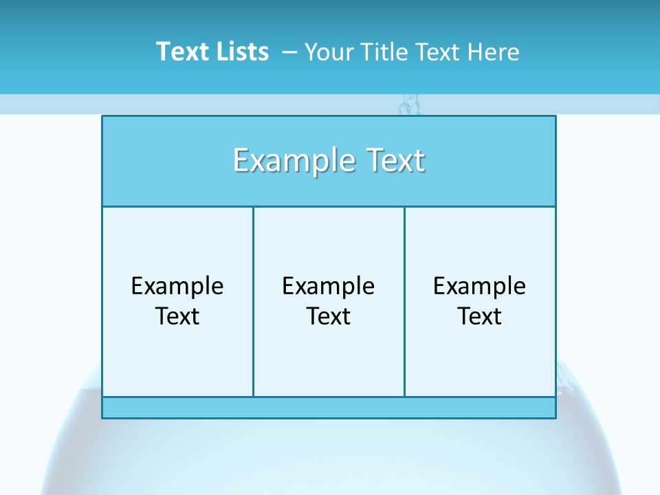 Concept Splash Swim PowerPoint Template