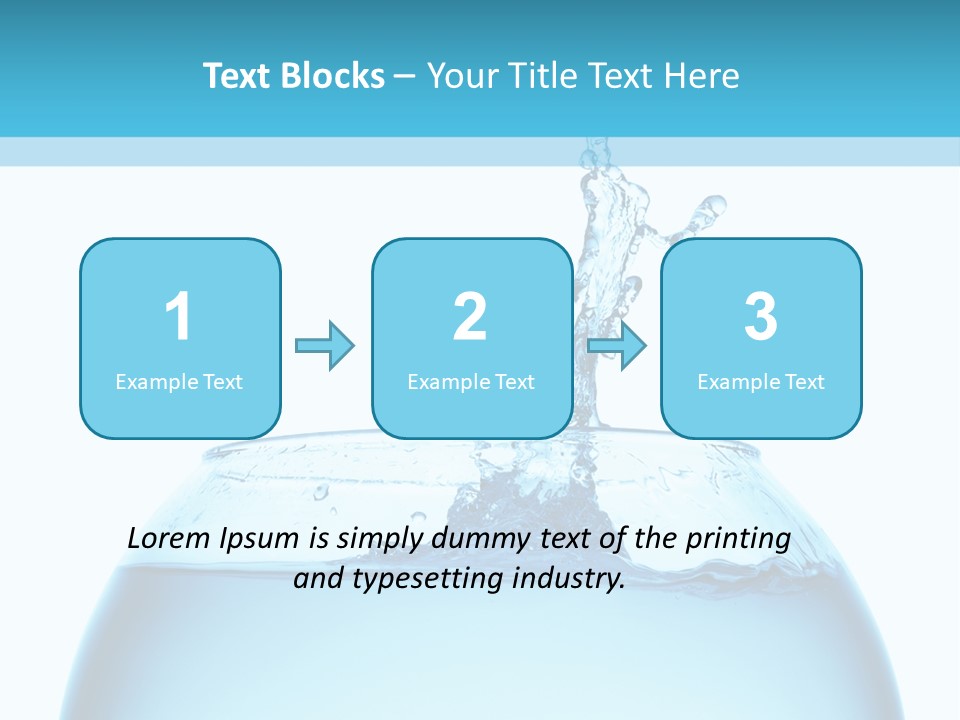 Concept Splash Swim PowerPoint Template