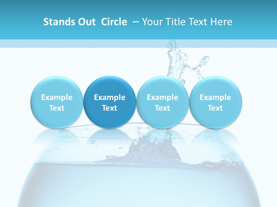 Concept Splash Swim PowerPoint Template