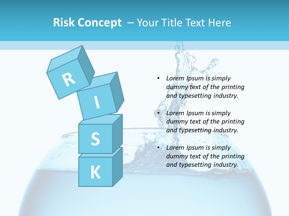 Concept Splash Swim PowerPoint Template