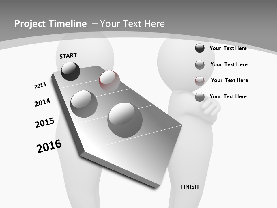 Numberless Illustration Car PowerPoint Template
