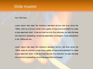 Explosive Ignition Warning PowerPoint Template