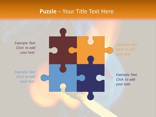 Explosive Ignition Warning PowerPoint Template