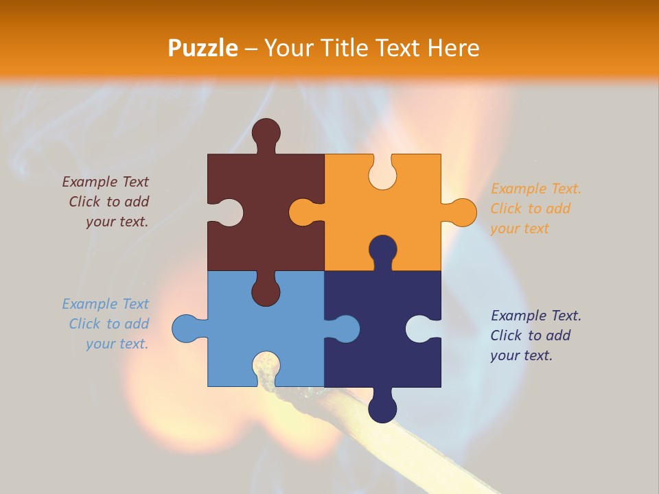 Explosive Ignition Warning PowerPoint Template
