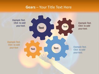 Explosive Ignition Warning PowerPoint Template