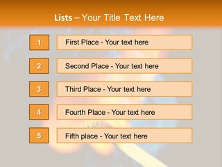 Explosive Ignition Warning PowerPoint Template