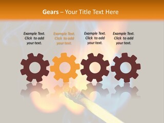 Explosive Ignition Warning PowerPoint Template