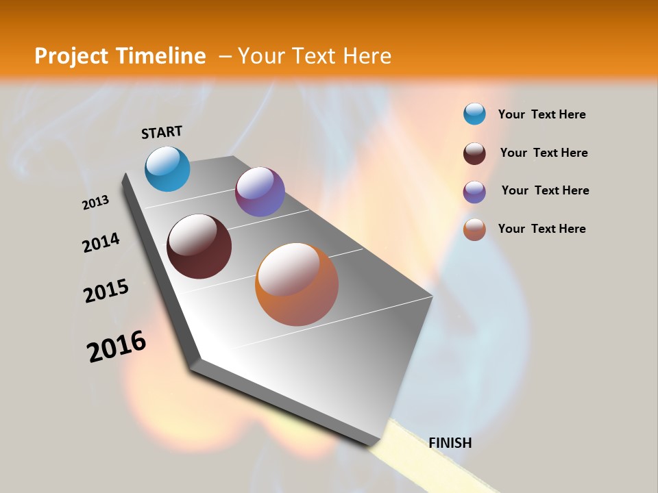 Explosive Ignition Warning PowerPoint Template