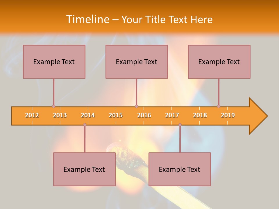 Explosive Ignition Warning PowerPoint Template