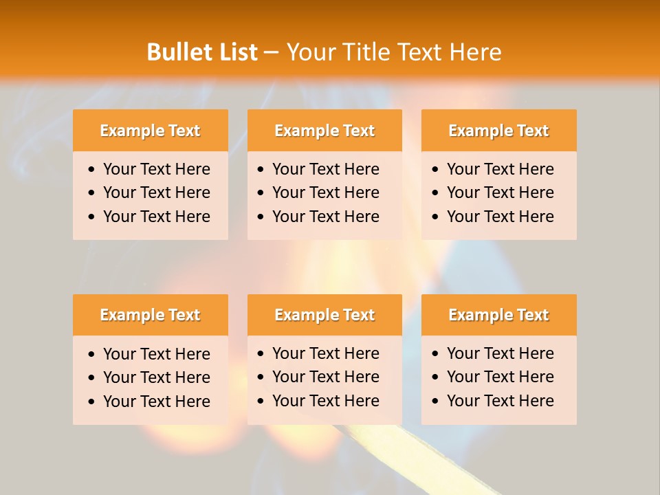 Explosive Ignition Warning PowerPoint Template