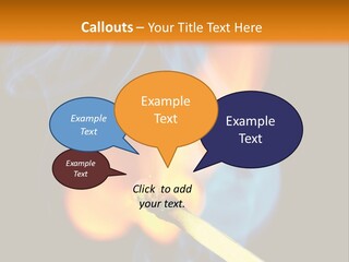 Explosive Ignition Warning PowerPoint Template