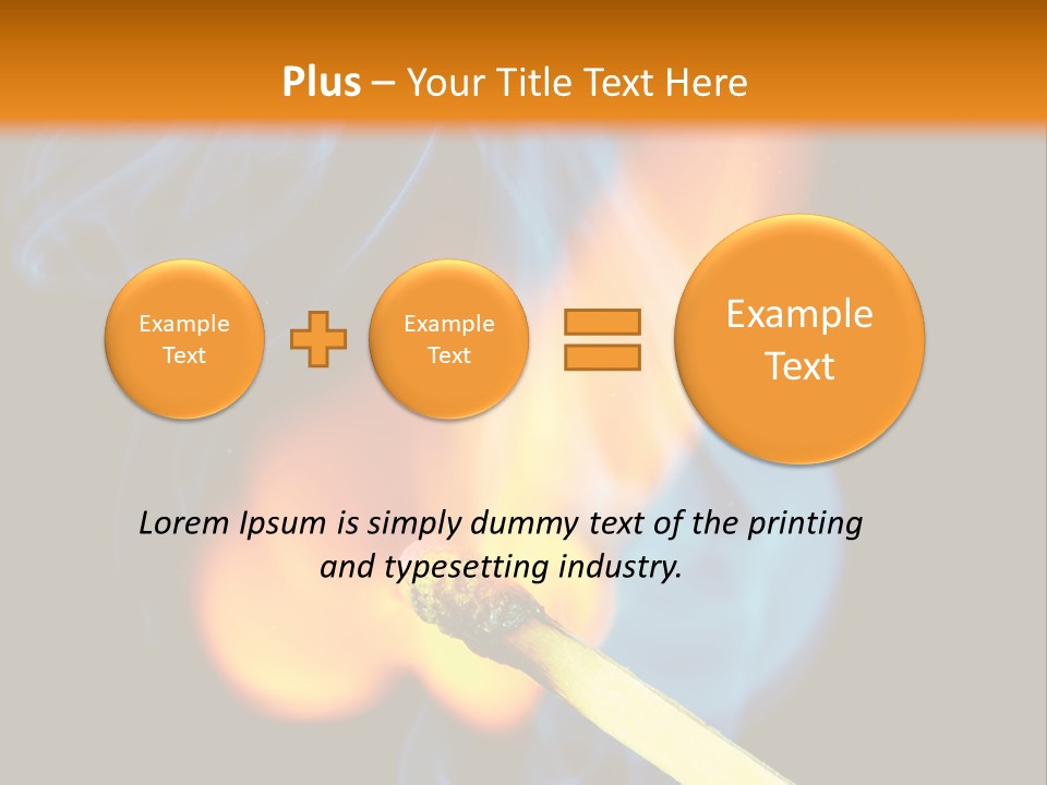 Explosive Ignition Warning PowerPoint Template