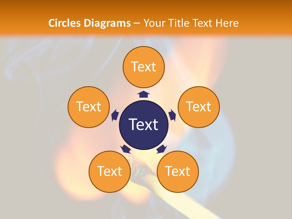 Explosive Ignition Warning PowerPoint Template