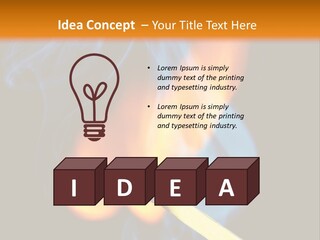 Explosive Ignition Warning PowerPoint Template