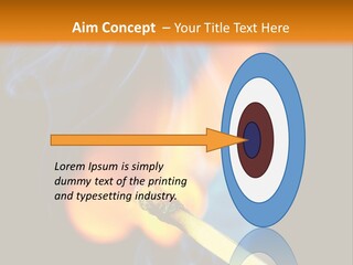 Explosive Ignition Warning PowerPoint Template