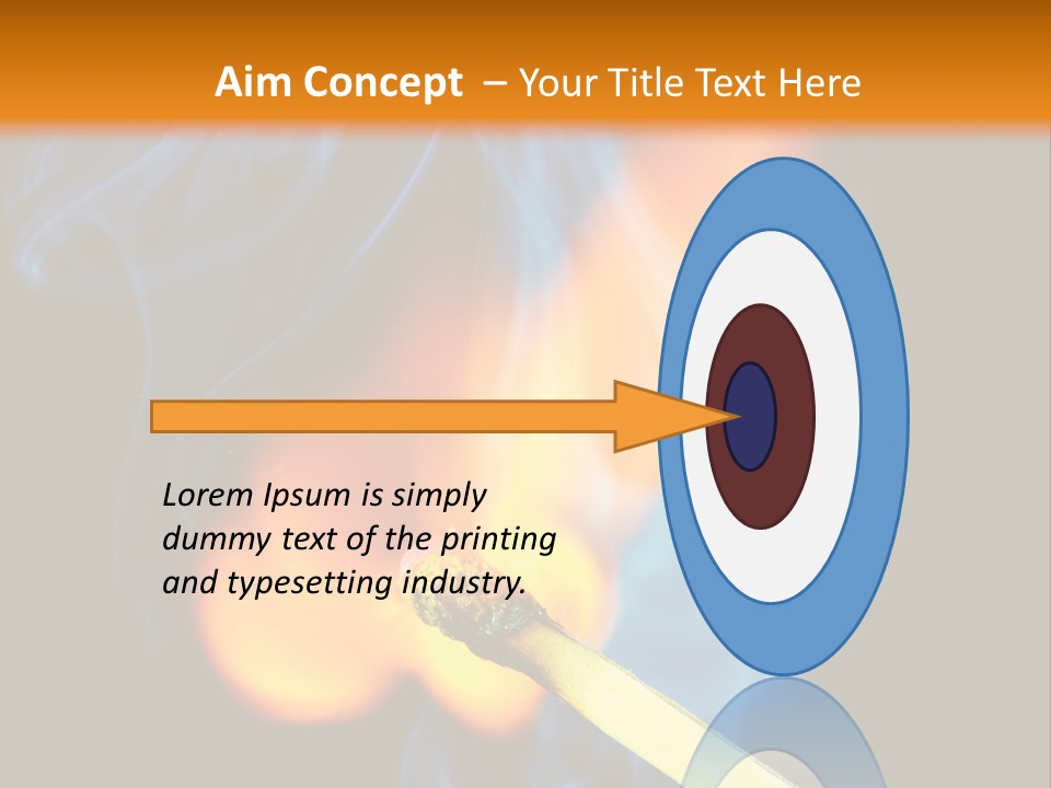 Explosive Ignition Warning PowerPoint Template