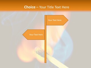 Explosive Ignition Warning PowerPoint Template