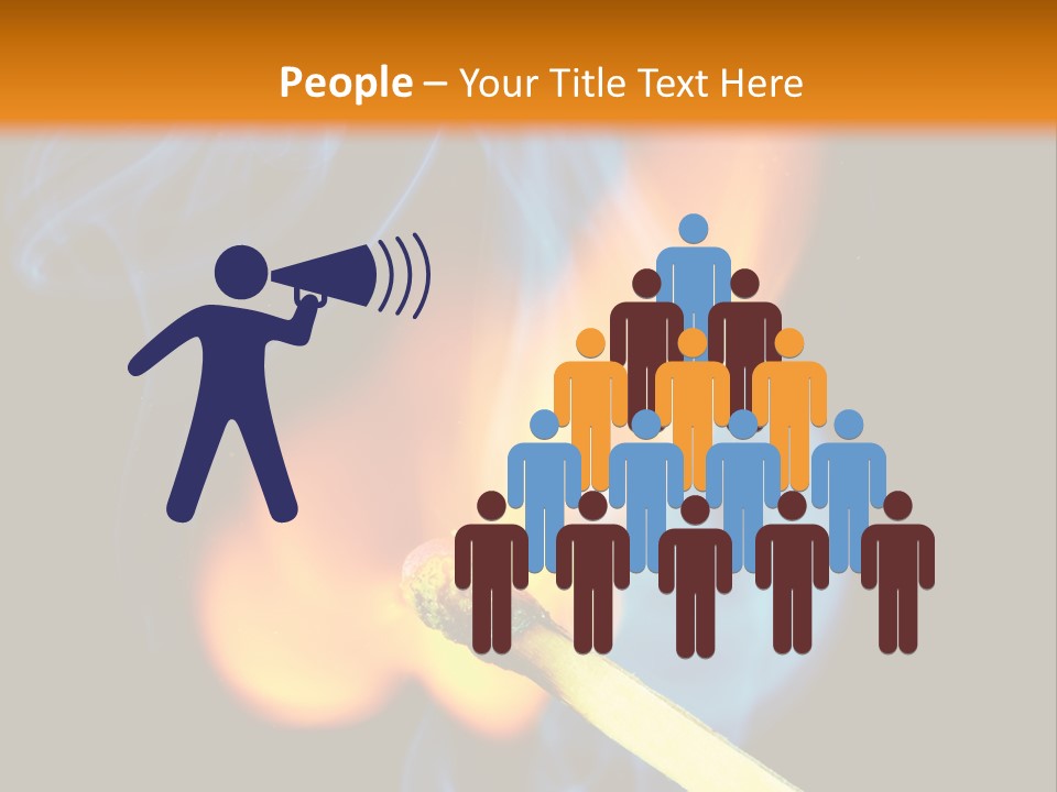 Explosive Ignition Warning PowerPoint Template