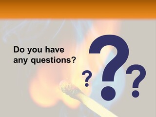 Explosive Ignition Warning PowerPoint Template